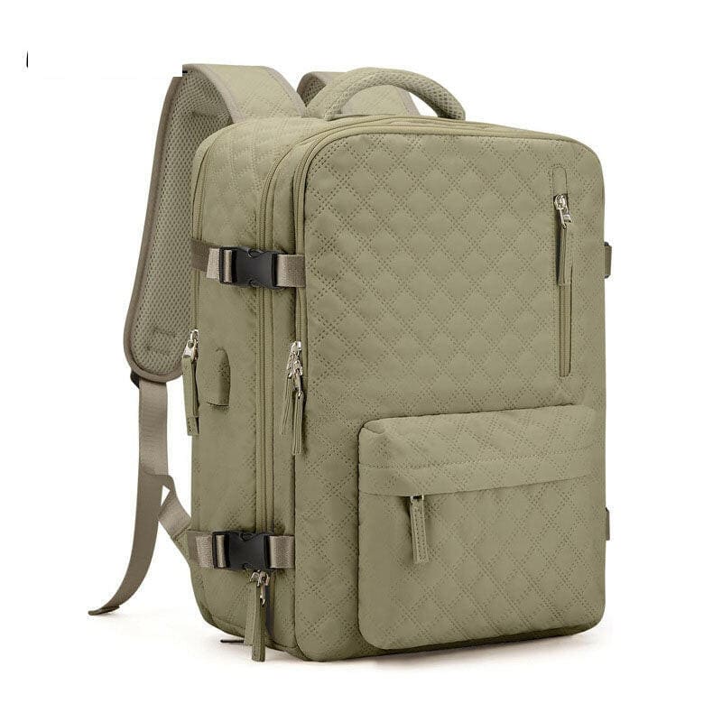 Large Capacity Unisex Travel Bag in Military Green Khaki