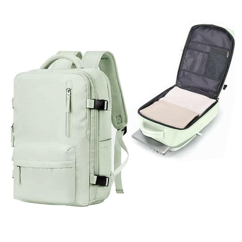 Large Capacity Unisex Travel Bag in Military Green Mint