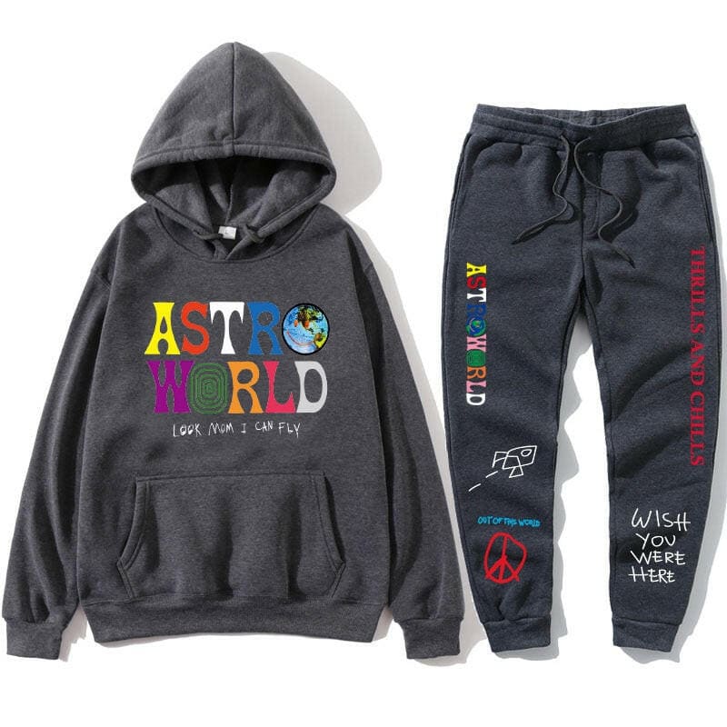 Travis Scott Astroworld Tracksuit for Streetwear Style dark