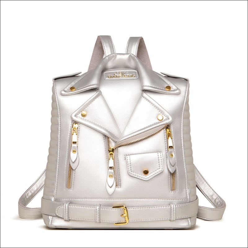 Trendy Collar Backpack in Shirt Shaped Style