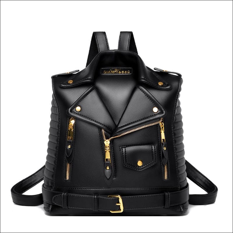 Trendy Collar Backpack in Shirt Shaped Style