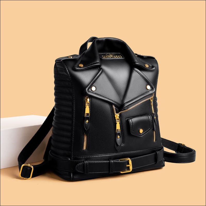 Trendy Collar Backpack in Shirt Shaped Style