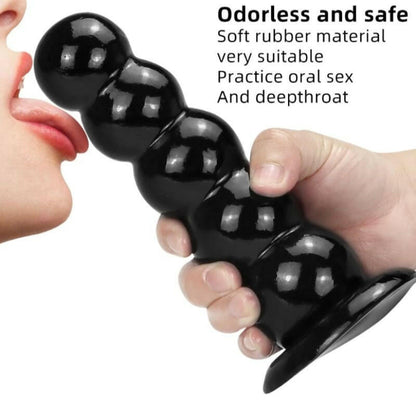 Unisex Suction Dildo Tower Sucker Butt Plug - Thick Toys