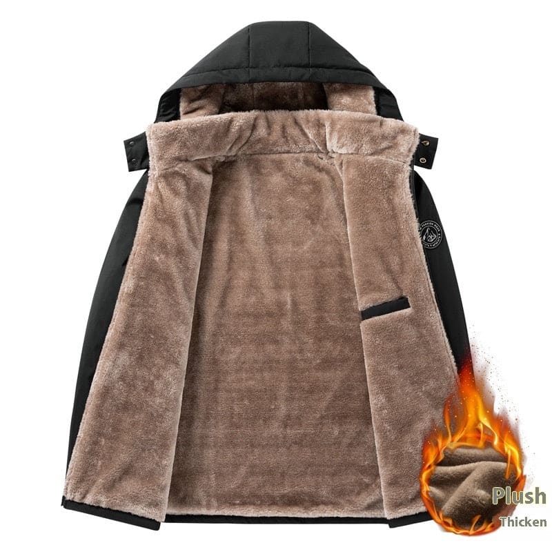 Unisex Warm Lined Cotton-Padded Winter Coat