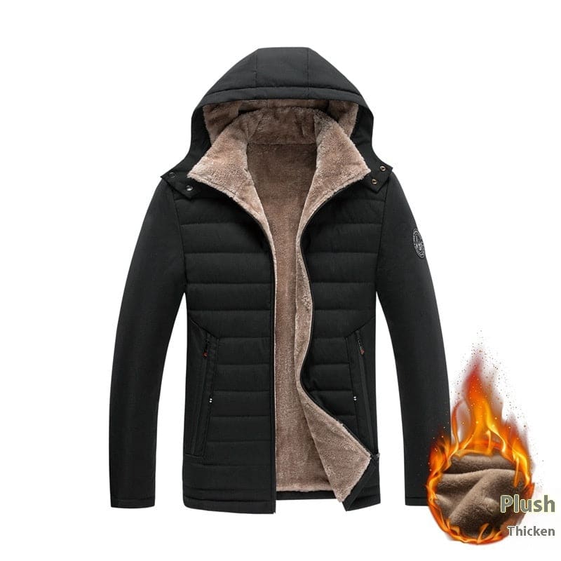 Unisex Warm Lined Cotton-Padded Winter Coat