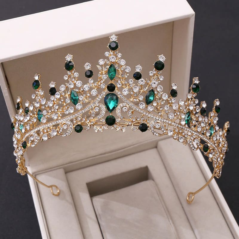 Wedding Crown Bride’s Magnificent Luxury Rhinestone Tiara