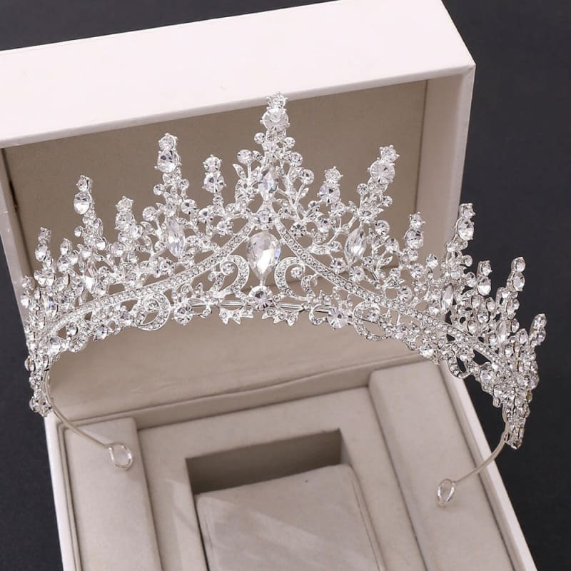 Wedding Crown Bride’s Magnificent Luxury Rhinestone Tiara