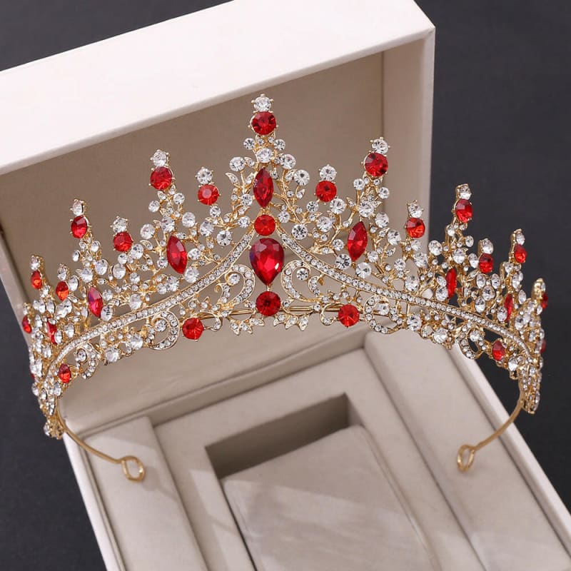 Wedding Crown Bride’s Magnificent Luxury Rhinestone Tiara