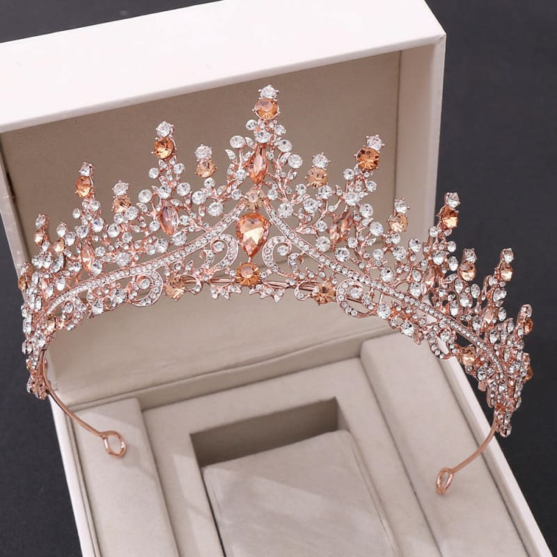 Wedding Crown Bride’s Magnificent Luxury Rhinestone Tiara