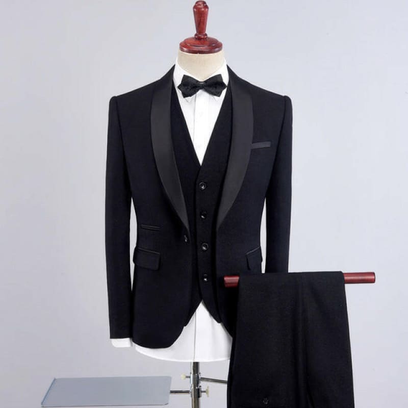 Shawl Collar Slim Fit Men’s Tuxedo Suit for Weddings