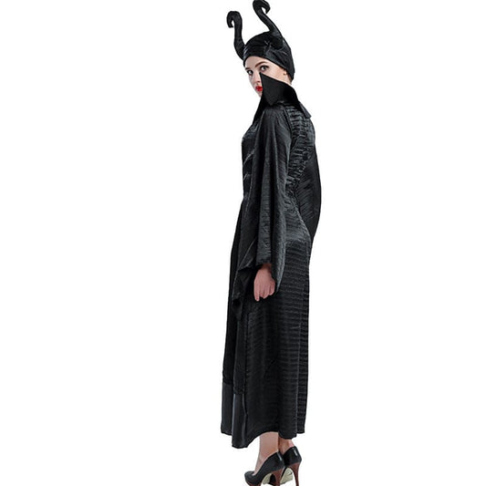 Witch Costume Dark Halloween Costume with Platform Heels