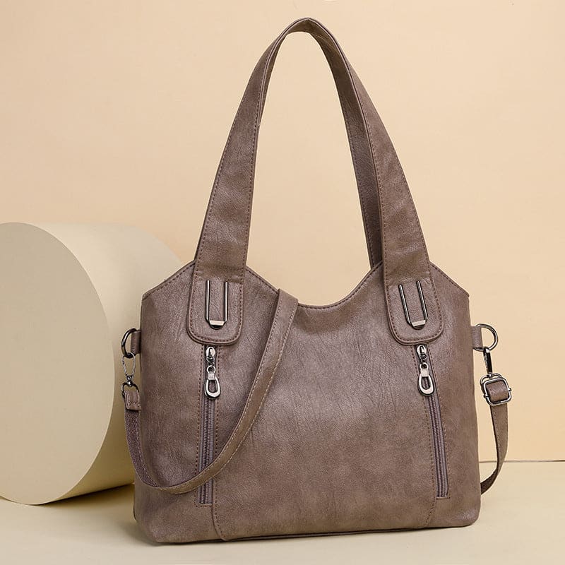 Women’s Fashion Large Capacity Handbag for Style Khaki