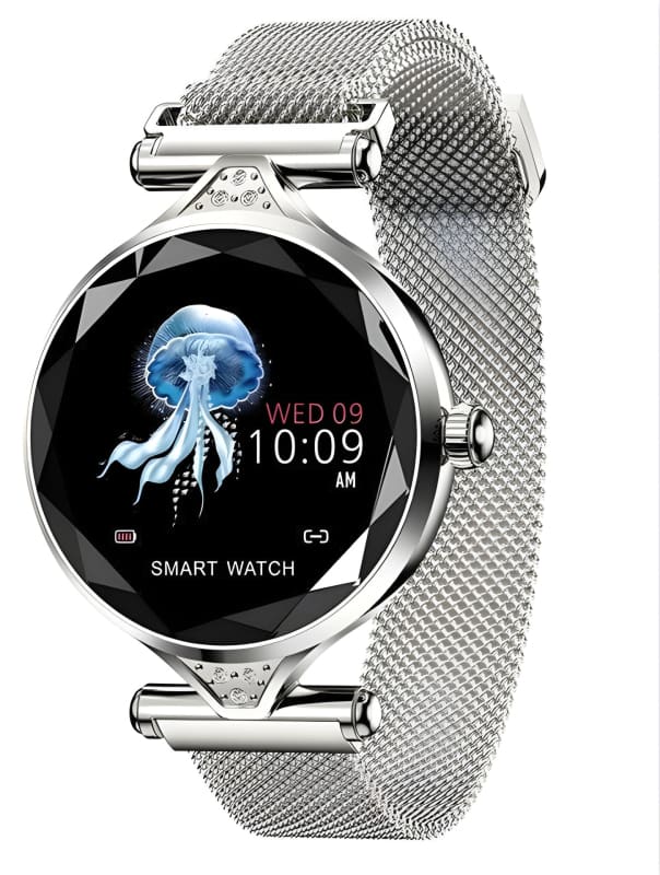 Womens Fashion Smart Watch Fitness with Diamante Strap