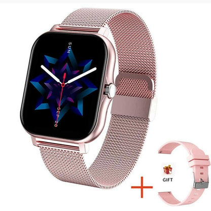 Womens Smart Watch Bluetooth Fitness Tracker Colour Screen