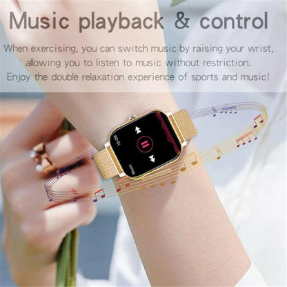 Womens Smart Watch Bluetooth Fitness Tracker Colour Screen