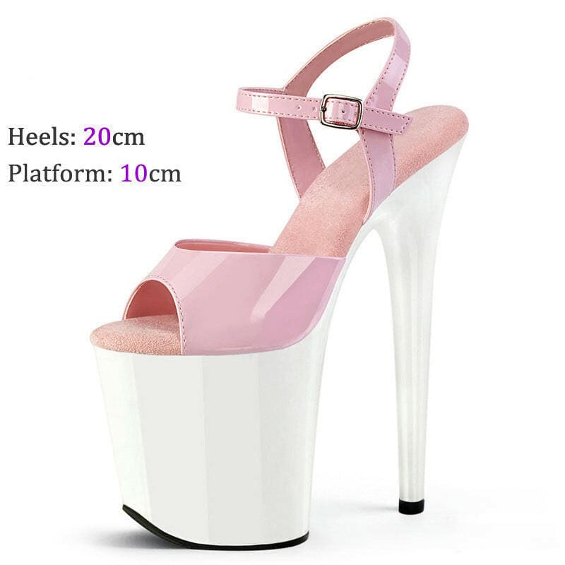 Womens Modern Stiletto Platform Pole Dance Shoes