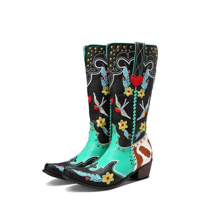 Womens Western Boots Exquisitely Embroidered Collection