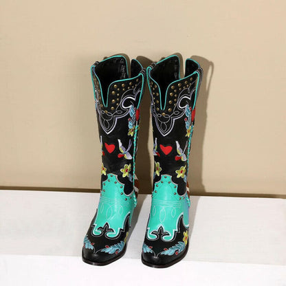 Womens Western Boots Exquisitely Embroidered Collection