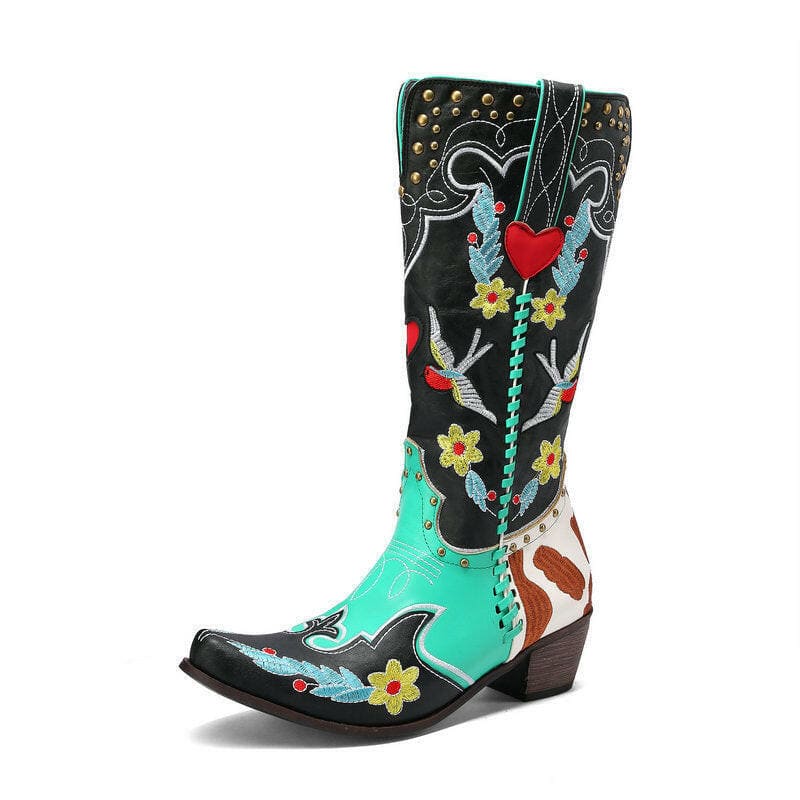 Womens Western Boots Exquisitely Embroidered Collection