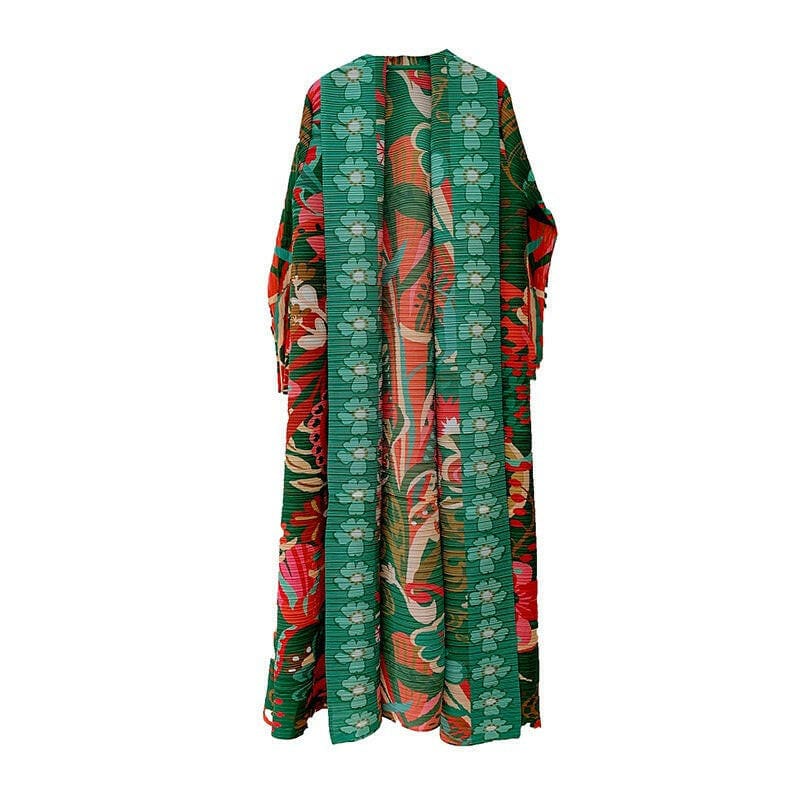 Versatile Long Sleeved Printed Cloak Muslim Robe